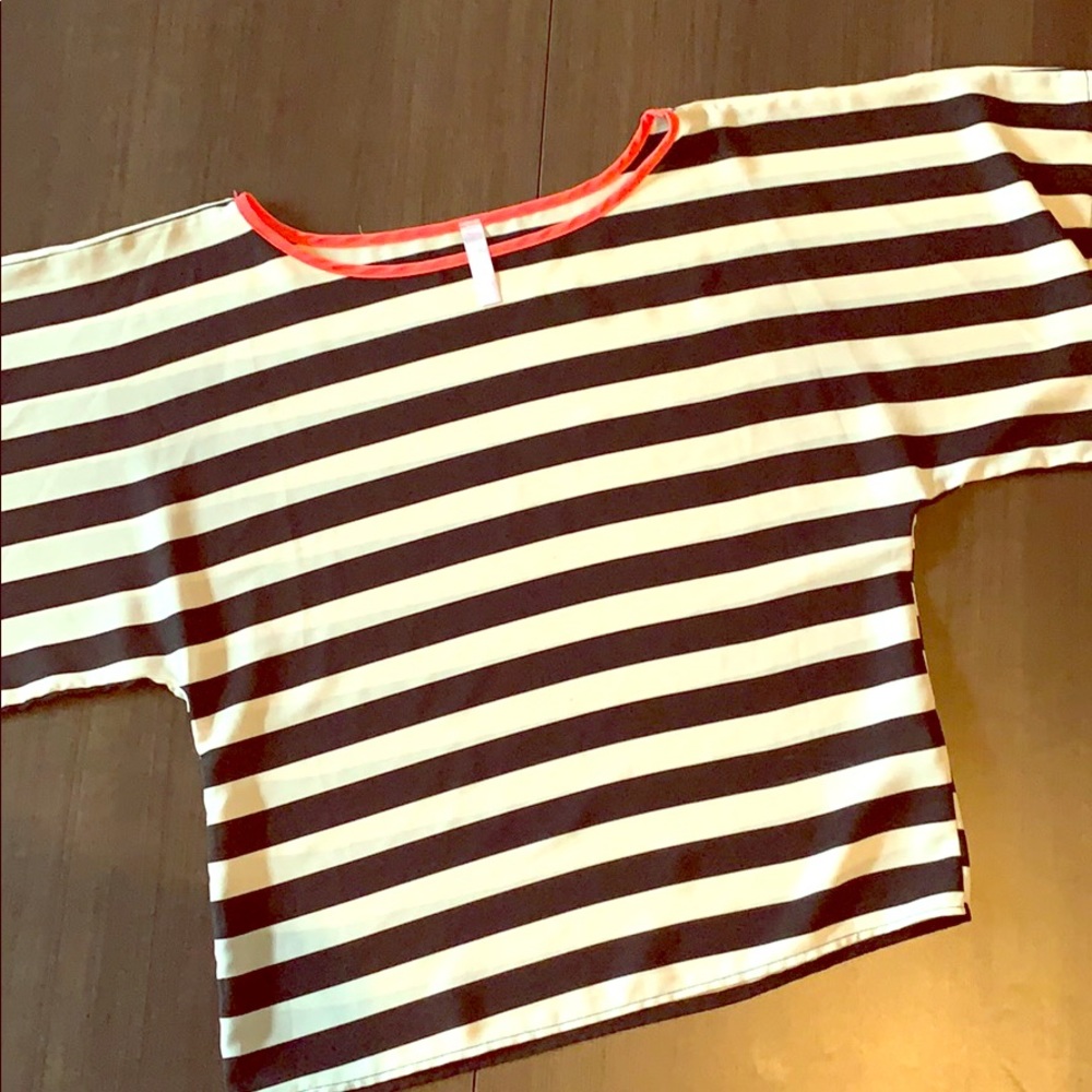 Oversized Black & White Shirt